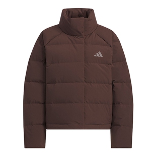 adidas阿迪达斯立领短款鸭绒羽绒服秋冬装女防风保暖外套KQ5530