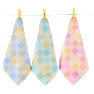 儿童小方巾纯棉宝宝擦汗手帕婴儿纱布擦手幼儿园全棉洗脸小毛巾