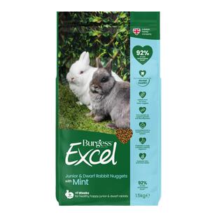 【香港直邮】英国Burgess布格斯 现货 薄荷幼兔粮-1.5kg-26年12月