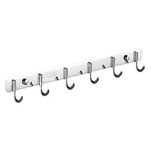 挂钩304不锈钢厨房卫生间衣服排钩墙上壁挂免打孔毛巾挂浴室衣架