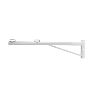 监控摄像机支架户外加长防雨电线杆立杆路灯柱抱箍双枪头加厚底座