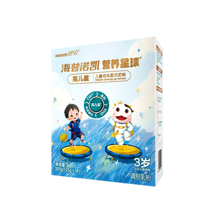 海普诺凯1897营养星球高儿星儿童成长高钙奶粉350g*1盒