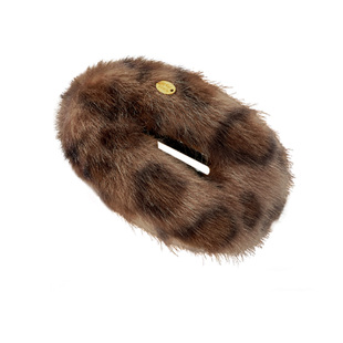 秋冬毛绒鲍鱼抓夹女高级感2026新款鸭嘴夹发夹后脑勺一字夹鲨鱼夹