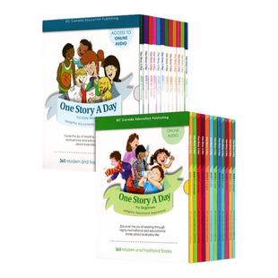 one story a day 365个幼儿英文故事会 每天睡前一个幼少儿英语启蒙磨耳朵故事英语绘本 for beginners