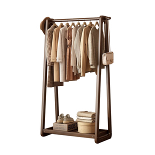 卧室简易落地衣帽架床尾晚上放衣服神器房间非实木挂衣架2026新款