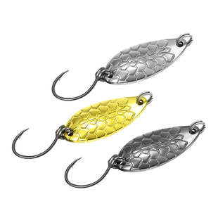 微物路亚钨钢亮片溪流马口翘嘴罗飞军白条鱼勺型远投铁板假饵桥洞