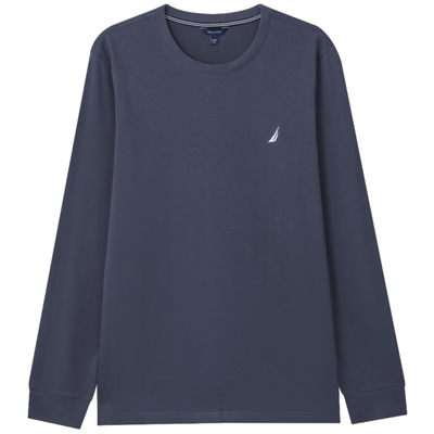 NAUTICA/诺帝卡休闲简约长袖T恤