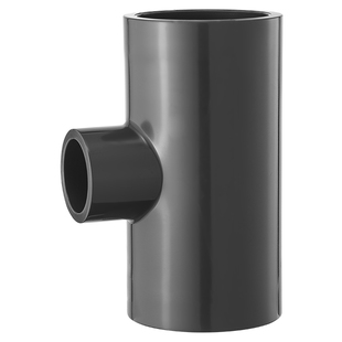 戎生upvc美标异径三通变径SCH80化工水管配件ANSI日标pvc管件1寸