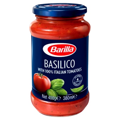 意大利面酱Barilla百味来400g 罗勒风味意粉酱番茄酱意面酱专用酱