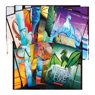 火翼飞龙13册套装 英文原版小说 Wings of Fire 1-13 火焰之翼 奇幻魔法冒险故事书 桥梁章节书 搭温妮女巫 驯龙大师