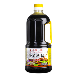 广东增城正果特产大湾灶基酱油御品头抽1L家用特级酿造晒豉油生抽