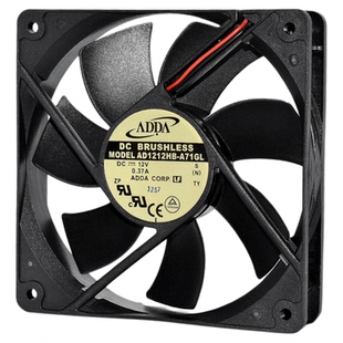 ADDA 12025 12V0.37A 12CM主板CPU机箱PWM调速风扇AD1212HB-A71GL