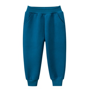 27kids男女童春秋季童装中小童儿童休闲裤纯色运动裤子春装薄绒