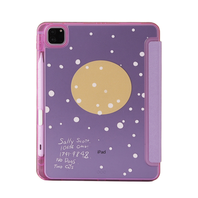 苹果ipad保护壳亚克力防摔蚕丝纹