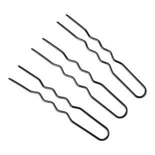 加粗u型发夹黑色盘发神器u形夹发簪丸子头固定头发卡子u型夹发饰