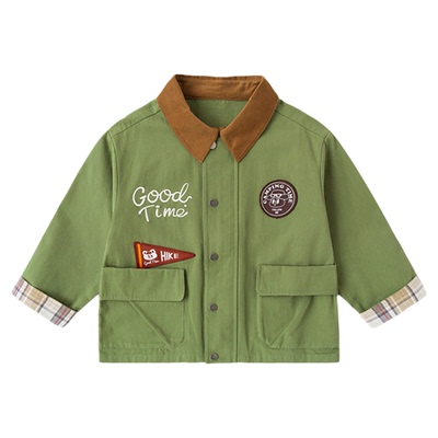 100%棉儿童外套嘟嘟家纯棉童装