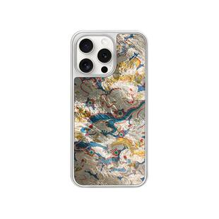 benefit国风插画群龙分金带白水钻手链17适用于iphone16promax苹果15PRO磁吸手机壳13新款14套12冰川纹防摔