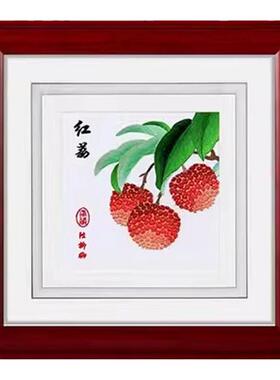 品粤刺绣挂画装饰摆件广绣粤绣