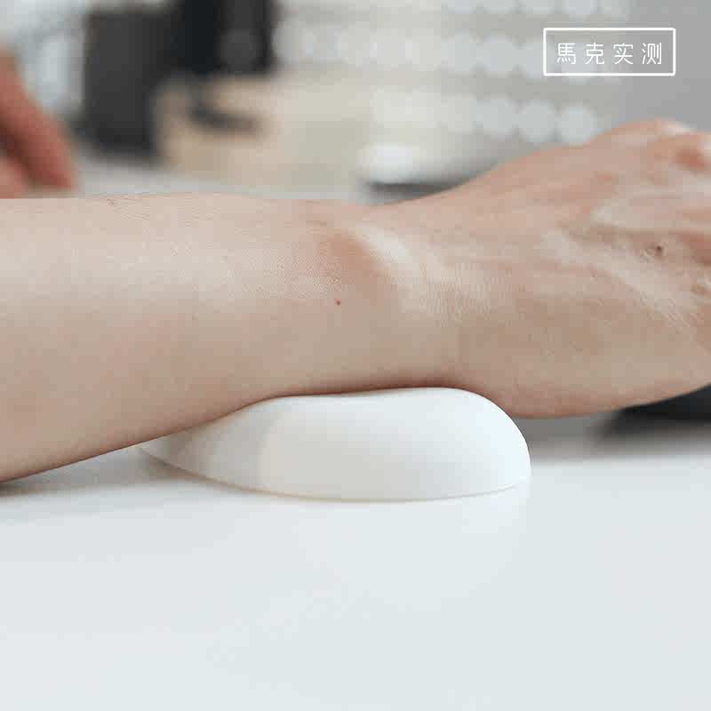 马克实测 软硅胶护腕鼠标键盘手托超大护手腕垫子办公室桌垫 AL-1