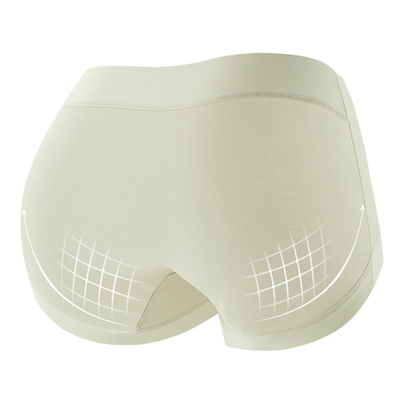 半客10A类纯棉抗菌女士内裤中腰加长档无痕舒适薄包臀少女三角裤