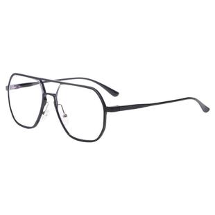 复古双梁眼镜男款大框抗辐射防蓝光可配变色散光近视眼镜平光女潮