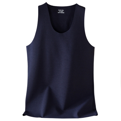 无痕打底秋衣德绒磨毛紧身男背心