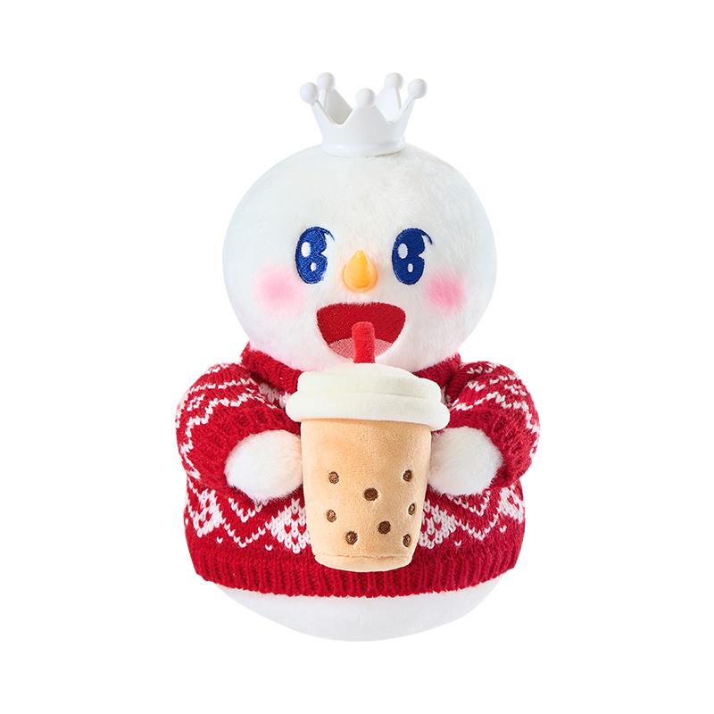 蜜雪冰城雪王在手毛绒玩偶儿童玩具抱枕摆件公仔生日节日送礼物
