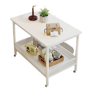 北欧可移动边几现代简约奶油风客厅茶几轻奢沙发边柜侧边柜小推车