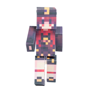 我的世界磁力可动胡桃杰杰麦琪手工diy纸模型人仔玩偶手办玩具礼