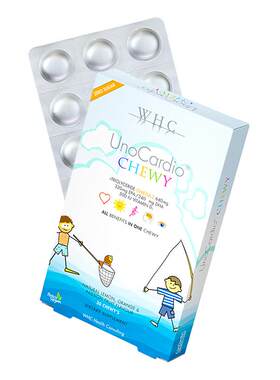 WHC小超人儿童鱼油DHA补脑护眼Omega3 VD3自护力30粒