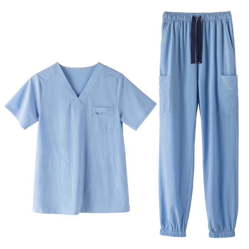 乐倍康凉感洗手衣医护手术服男女短袖透气