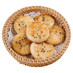 甜酒饼350g煎面饼速食芝麻饼加热即食学生儿童早餐半成品懒人点心