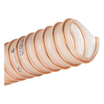 德国NORRES诺锐PUR351聚氨酯抗静电食品级耐磨损镀铜钢丝软管