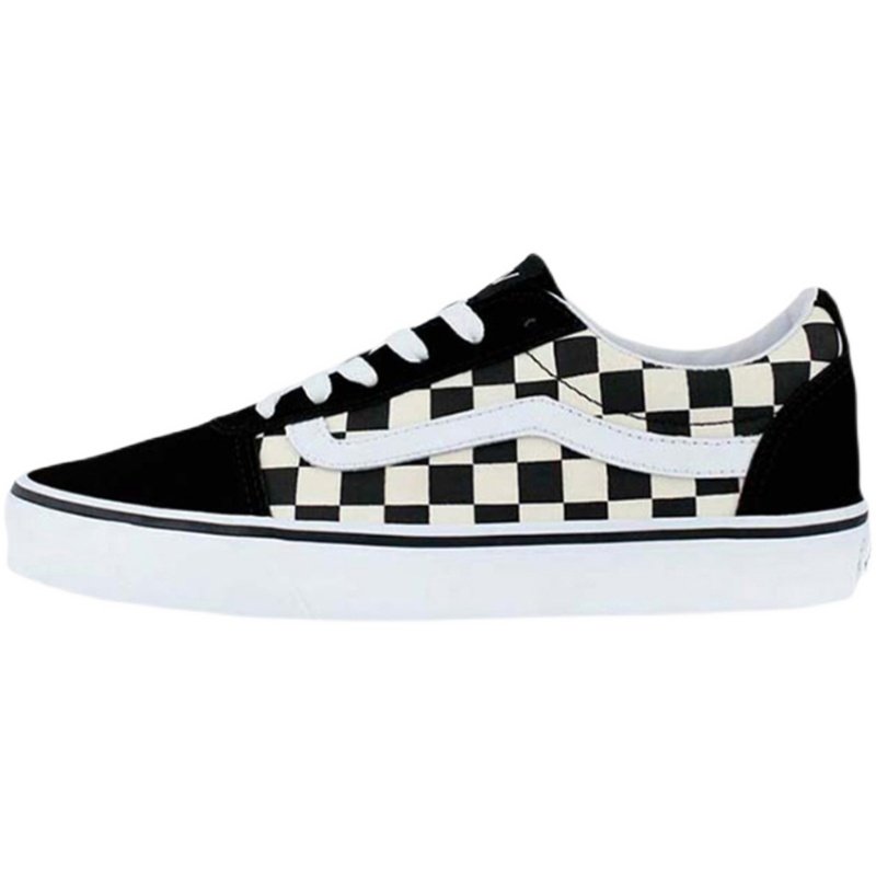 Vans 范斯Ward 黑白棋盘格低帮耐磨女子运动休闲板鞋 VN0A3IUN5GX