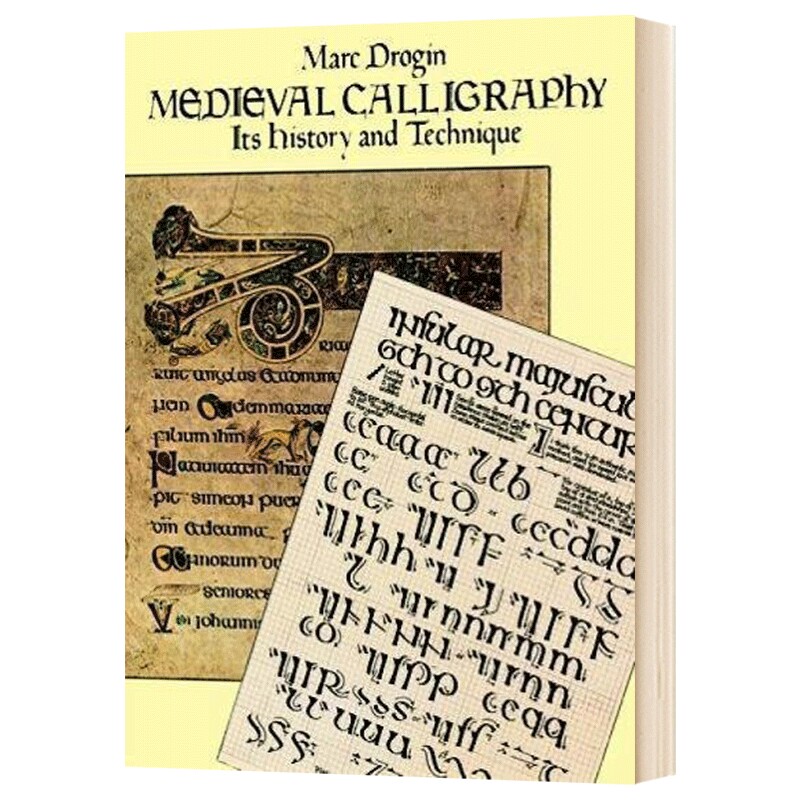 华研原版 中世纪书法 它的历史和技术 英文原版 Drogin Medieval Calligraphy Its History 英文版进口原版英语书籍