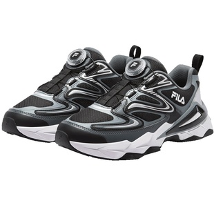 FILA KIDS斐乐童鞋儿童跑步鞋2025冬季新款男女大童旋钮复古鞋