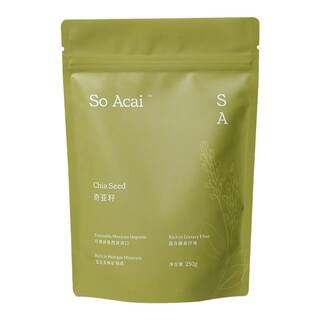 soacai有机奇亚籽即食官方旗舰店奇亚籽羽衣甘蓝粉亚麻籽燕麦片碗