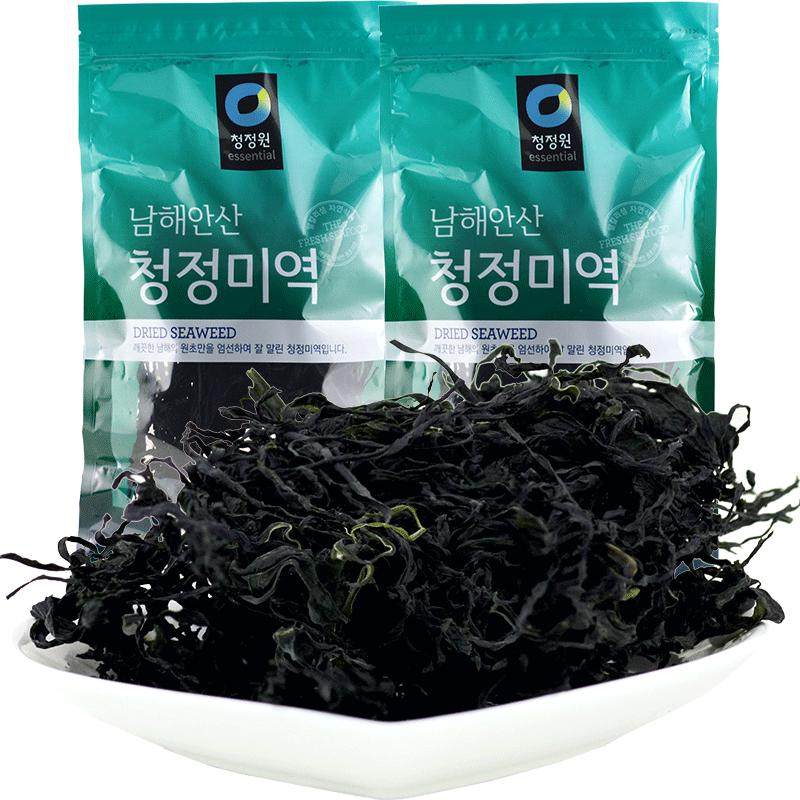 韩国清净园裙带菜干货韩式干海带苗海裙菜孕妇儿童专用非特级婴儿