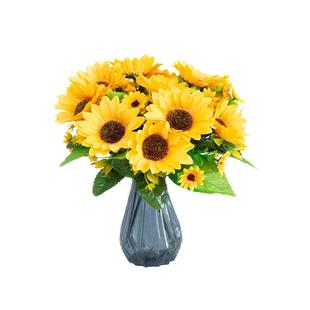 仿真花向日葵花束假花绢花干花太阳花家居酒店客厅桌面装饰小摆件