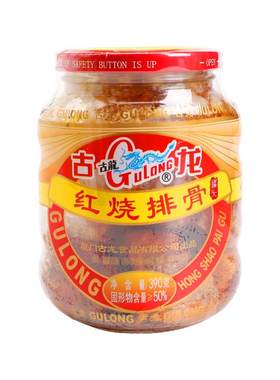 龙红烧猪肉罐头390g瓶装