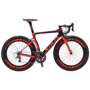 SAVA萨瓦碳纤维公路自行车A7超轻变速男女碟刹弯把赛车