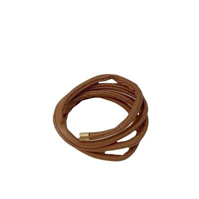 网红发绳皮革低马尾束发发带头绳