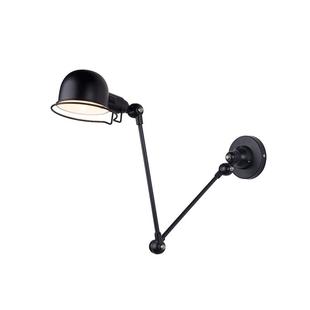 复古工业风旋转伸缩摇臂装饰灯北欧简约书房创意客厅卧室床头壁灯