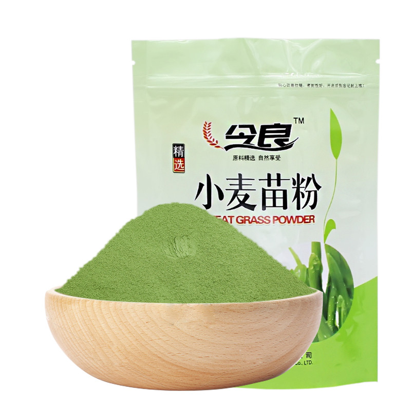 5送1今良纯正小麦嫩苗粉小麦清汁小麦苗粉小麦草粉强碱性100g