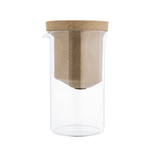 刻音|漏斗式泡茶器萃取茶叶名家器具煎茶茶壶玻璃体半陶瓷