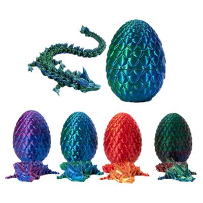 龙蛋PLA3d打印龙玩具彩虹龙蛋