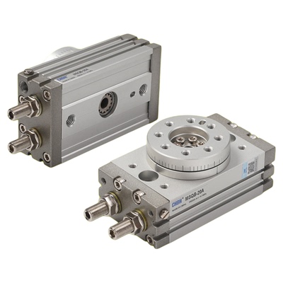 msqb20气动旋转回转可调摆台气缸