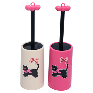 马桶刷洗厕所无死角家用2025新款可爱卫生间蹲坑长柄刷子清洁套装