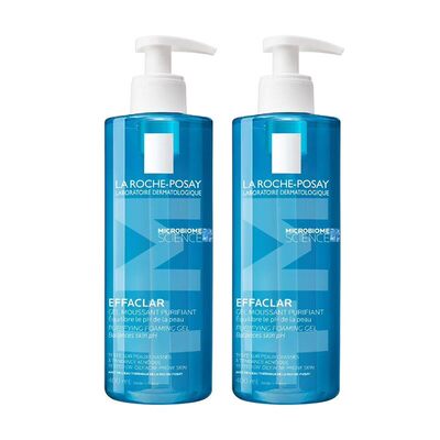 欧洲直邮La Roche Posay理肤泉舒缓洁面啫喱800ml清痘净肤2瓶正品