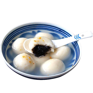 黑芝麻汤圆元宵节糯米水煮清真大汤圆速冻商用批发早餐甜品小吃